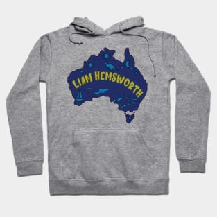 AUSSIE MAP LIAM HEMSWORTH Hoodie